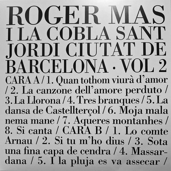 Roger Mas i la Cobla Sant Jordi -  VOL 2