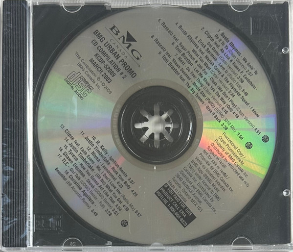 BMG Urban Promo CD Compilation #2 (March 2003)