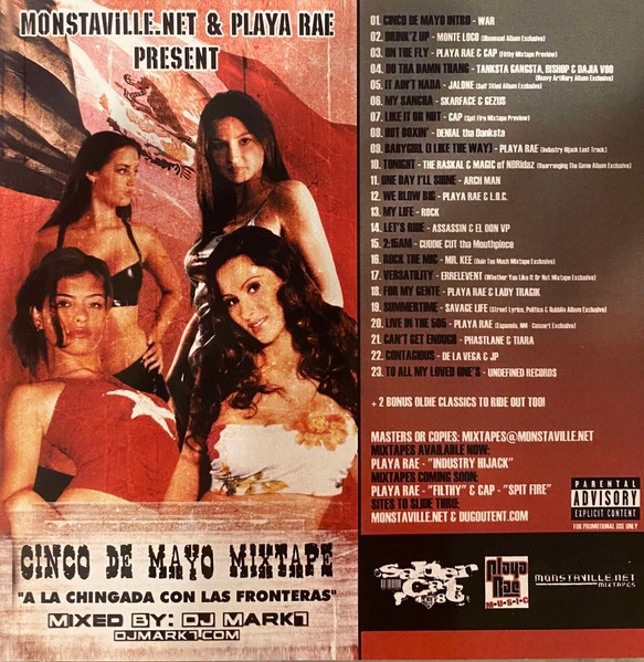 Monstaville.net & Playa Rae present Cinco De Mayo Mixtape