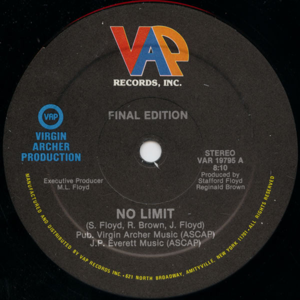 No Limit / I Can Do It (Anyway You Want)
