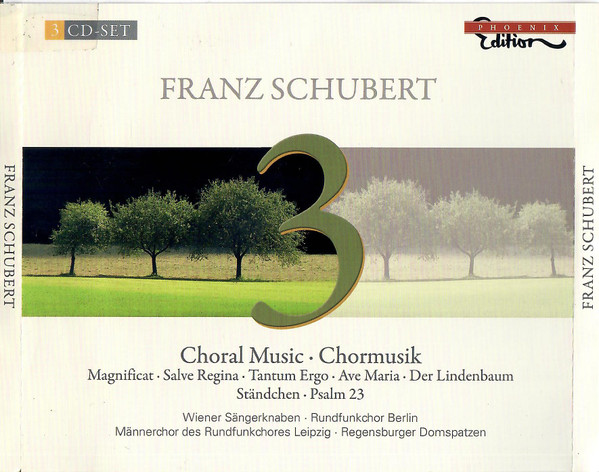 3 - Choral Music • Chormusik - Magnificat • Salve Regina • Tantum Ergo • Ave Maria • Der Lindenbaum • Ständchen • Psalm 23