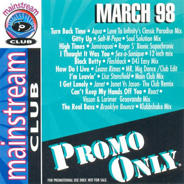 Promo Only Mainstream Club: March 98