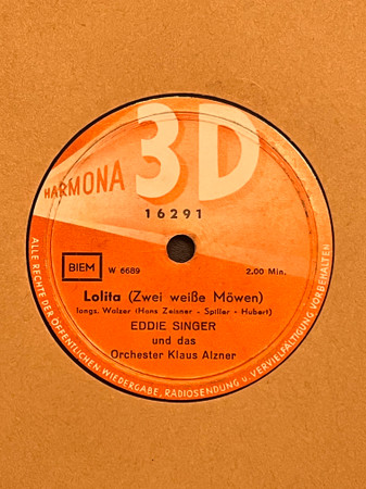 Lolita (Zwei Weisse Möwen) / Das Arme Fischermädchen