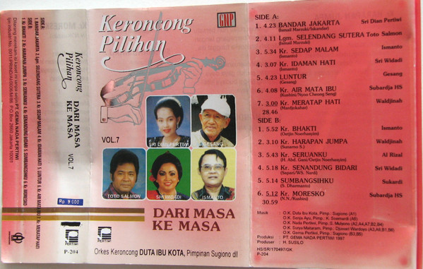 Keroncong Pilihan Vol. 7 (Dari Masa Ke Masa)