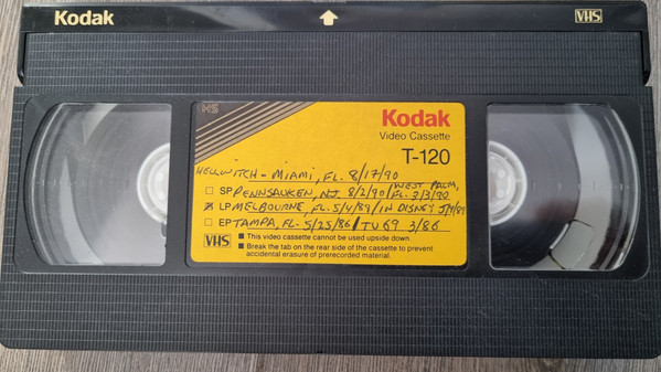 Miami FL.8/17/90, Pennsauken NJ 8/2/90, West Palm FL. 3/3/90, Melbourne FlL. 5/4/89, In Disney 5/4/89, Tampa FL. 5/25/86, TV 69 3/86