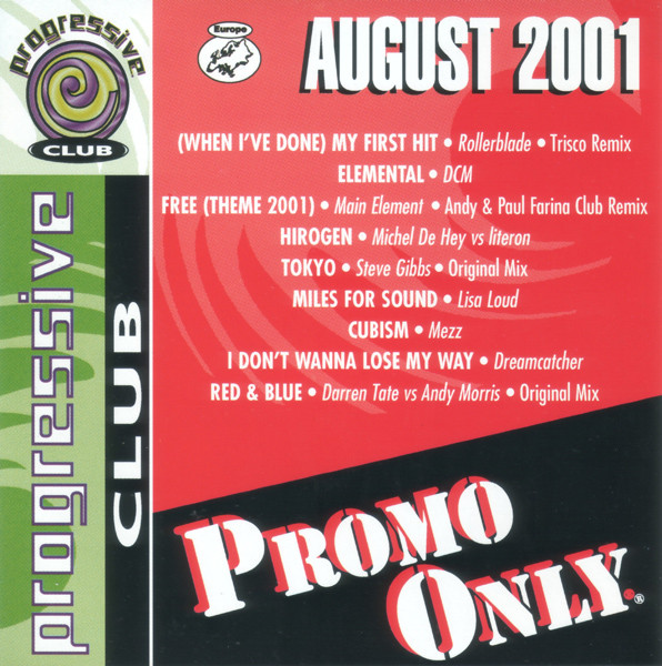 Promo Only Progressive Club: August 2001