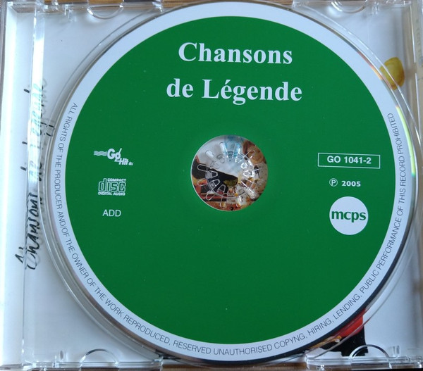 Chansons De Légende / 50 Ans De Chanson Française