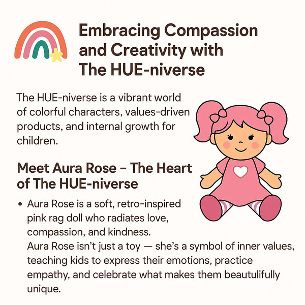 Aura rose handmade dolls