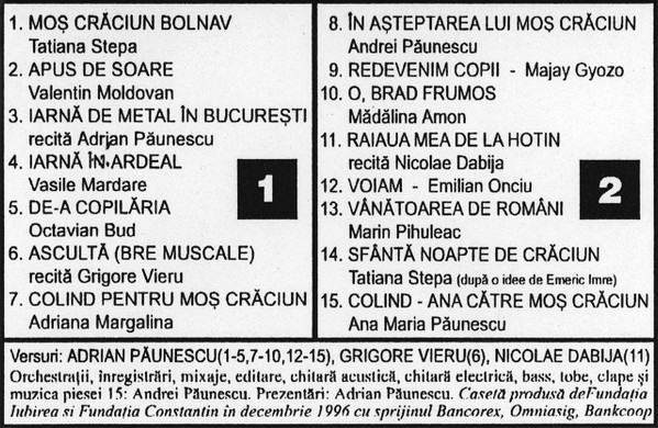 Cenaclul "Totuși Iubirea" - 4 Noi Colinde De Crăciun