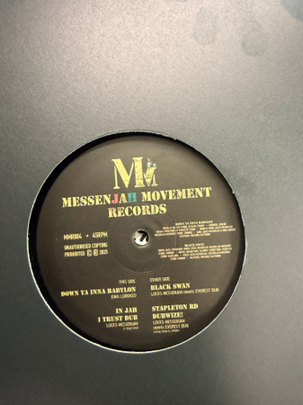 King Lorenzo - Down Ya Inna Babylon/ Locks MessenJAH meets Everest Dub - Black Swan