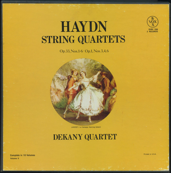 String Quartets Volume II - Op. 33, Nos. 1-6 - Op.1, Nos. 3,4,6