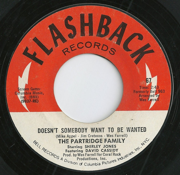 Doesn't Somebody Want To Be Wanted / I Think I Love You