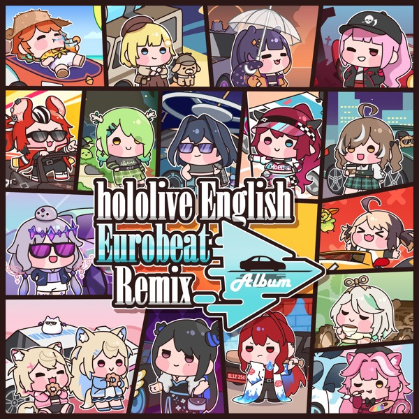 Hololive English Eurobeat Remix Album