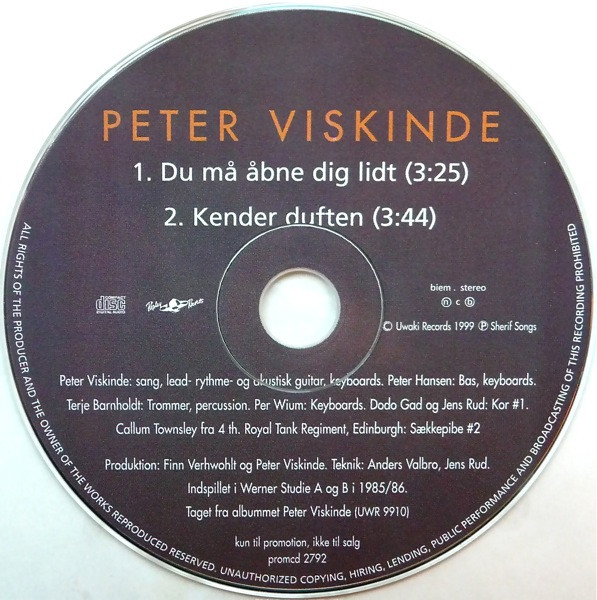 Du Må Åbne Dig Lidt / Kender Duften