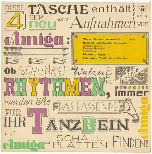  Wenn Sie Mich So Anseh'n / Bekannt Und Beliebt / Monsieur / Leb' Wohl, Musikant 
