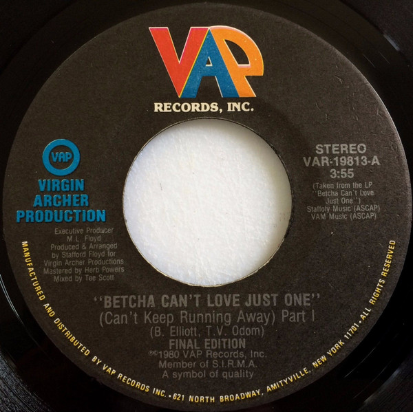 Betcha Can't Love Just One (Can't Keep Running Away)