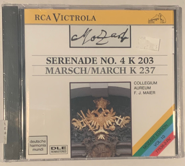 Serenade No. 4 K 203 · Marsch/March K 237