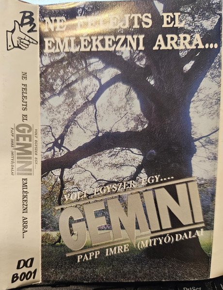 Ne Felejts El Emlékezni Arra... - Volt Egyszer Egy Gemini - Papp Imre (Mityó) Dalai