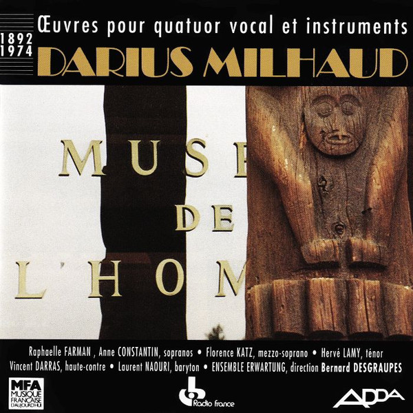 Œuvres Pour Quatuor Vocal Et Instruments 