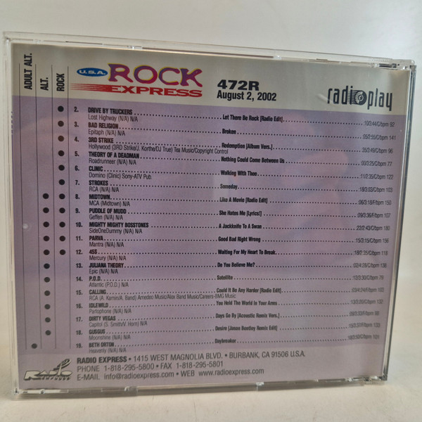 U.S.A. Rock Express 472R