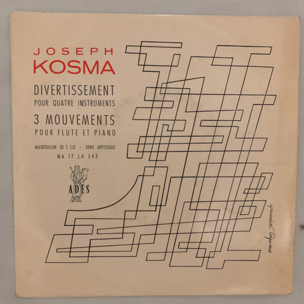 Divertissement Pour Quatre Instruments / 3 Mouvements Pour Flute Et Piano