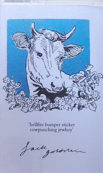 Hellfire Bumper Sticker Cowpunching Jewboy