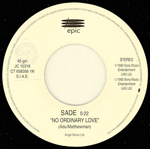 No Ordinary Love / Someone To Hold