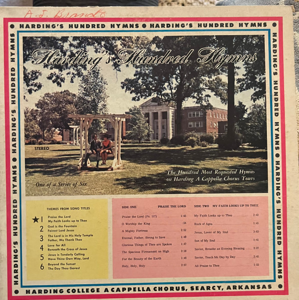 Harding's Hundred Hymns - Record 1