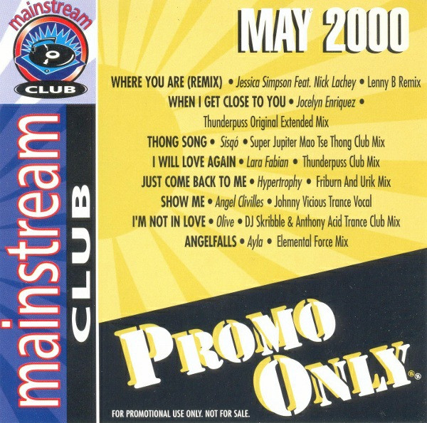 Promo Only Mainstream Club: May 2000