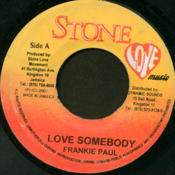 Love Somebody /  Love You So
