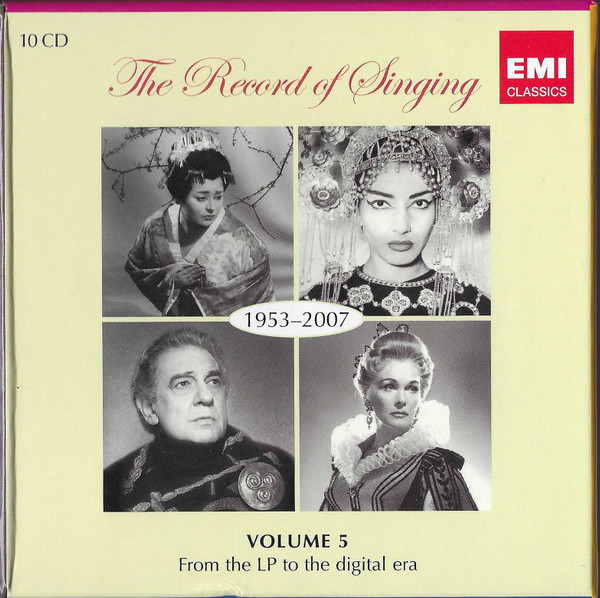 The Record Of Singing Volume 5 (From The Lp To The Digital Era)
