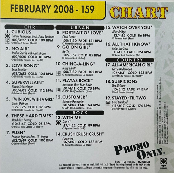 Chart Radio 159 (February 2008)