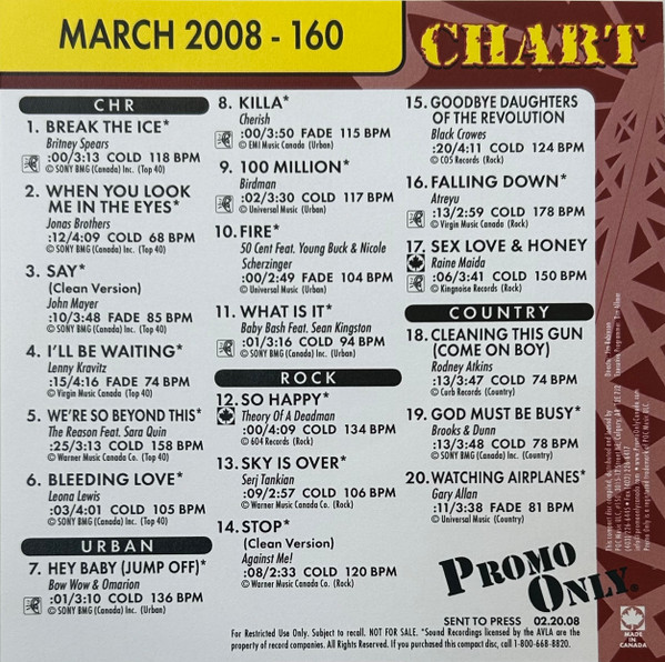 Chart Radio 160 (March 2008)