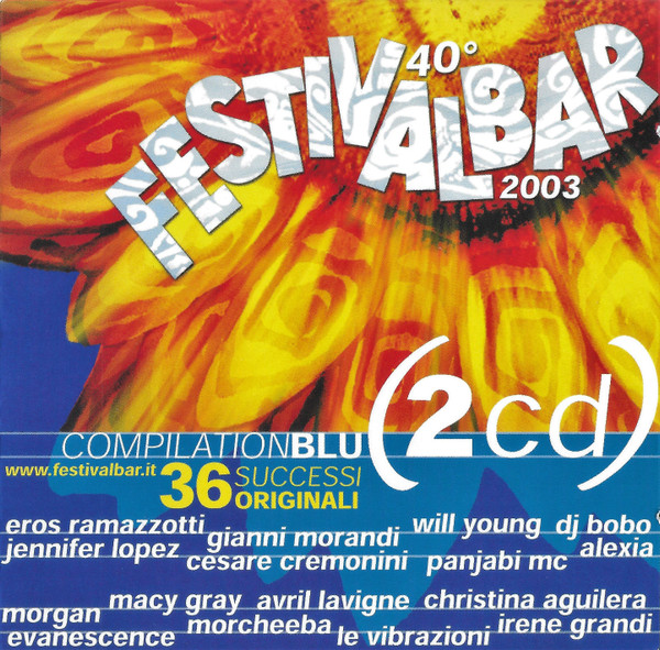 40° Festivalbar 2003 - Compilation Blu