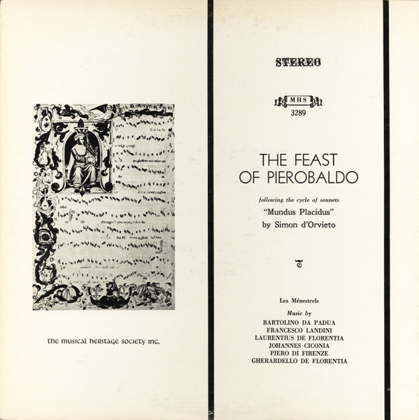 The Feast Of Pierobaldo Following The Cycle Of Sonnets, "Mundus Placidus" By Simon d'Orvieto