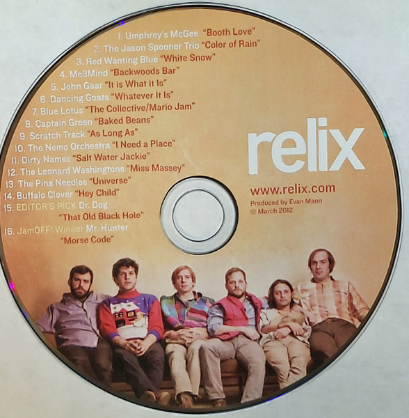 Relix 2012 March CD Sampler