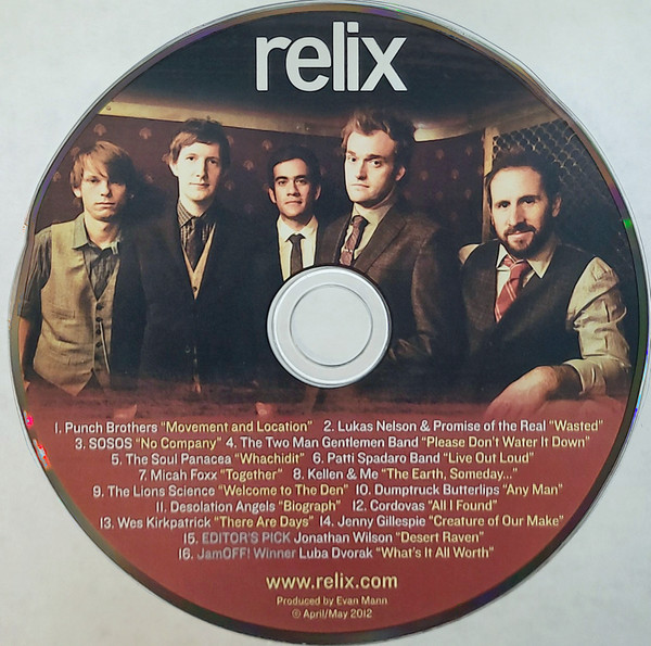Relix 2012 April/May CD Sampler