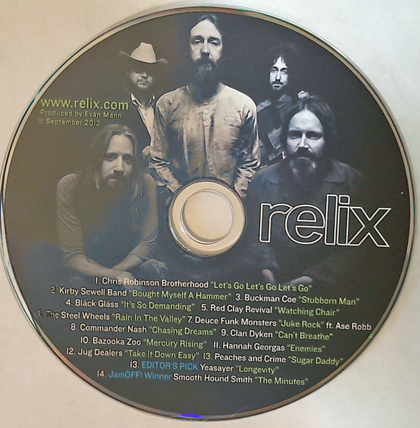 Relix 2012 September CD Sampler