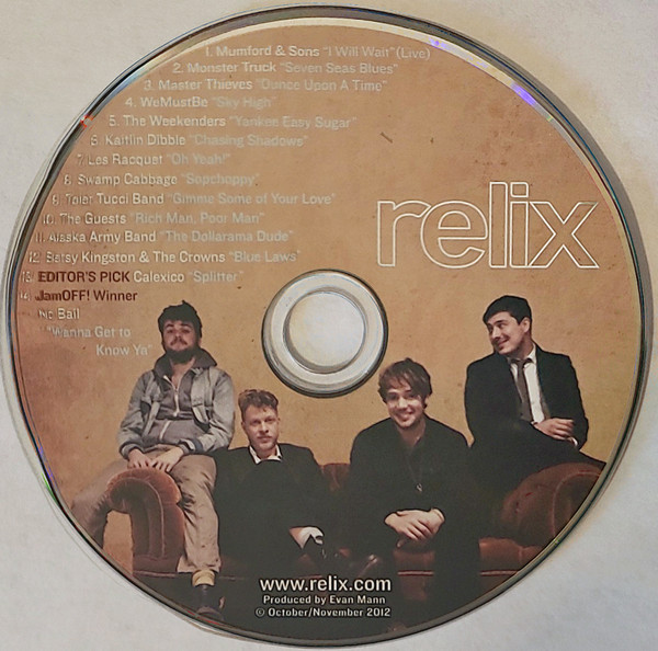 Relix 2012 October/November CD Sampler