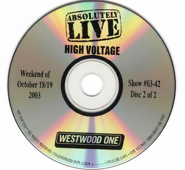 Absolutely Live High Voltage