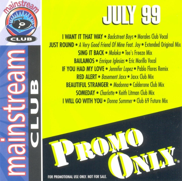 Promo Only Mainstream Club: July 99