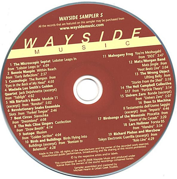 Wayside Sampler 5
