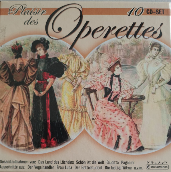 Plaisir Des Operettes - Gesamtaufnahmen: Das Land Des Lächelns, Schön Ist Die Welt, Giuditta, Paganini - Auschnitte: Der Vogelhändler, Frau Luna, Der Bettelstudent, Die Lustige Witwe U.V.M.