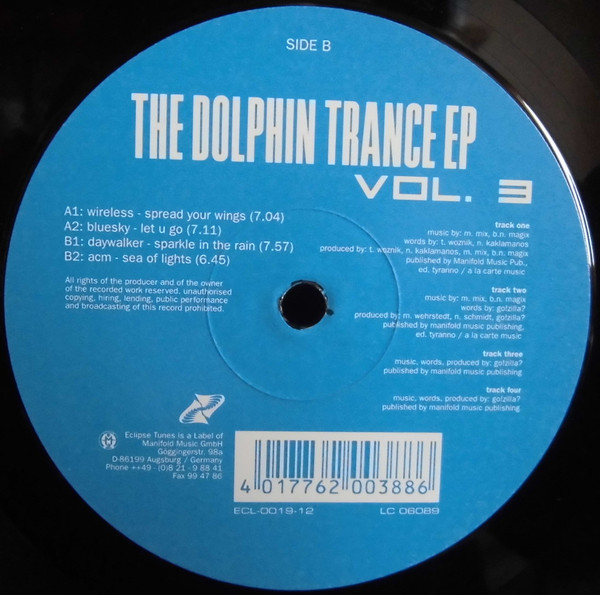 The Dolphin Trance E.P Vol 3