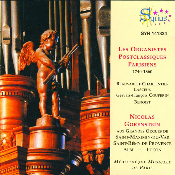 Les Organistes Postclassiques Parisiens 1740-1860
