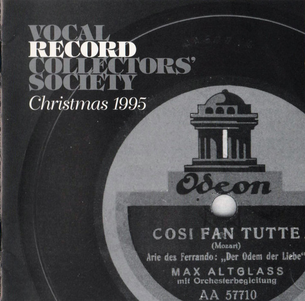Vocal Record Collectors' Society Christmas 1995