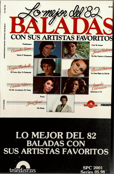 Lo Mejor Del 82 Baladas Con Sus Artistas Favoritos