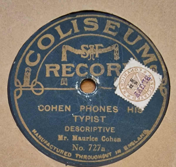 Cohen Phones His Typist / Cohen Phones His Doctor
