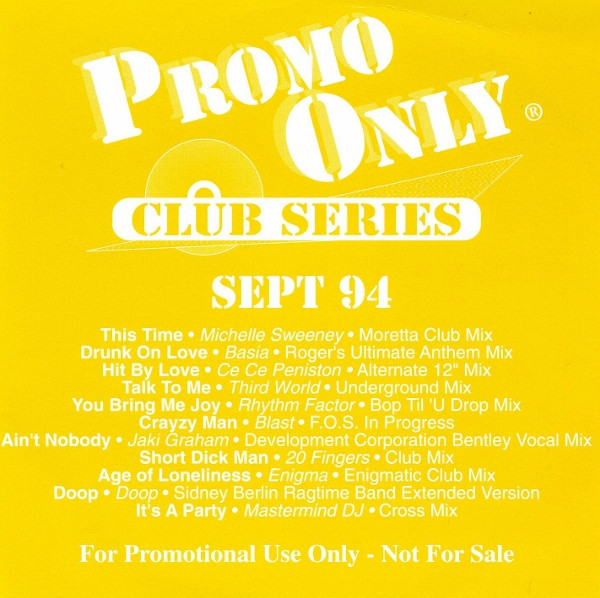 Promo Only Club Series: Sept 94