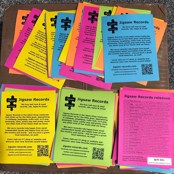 Jigsaw Records Sampler For Flyer Folks